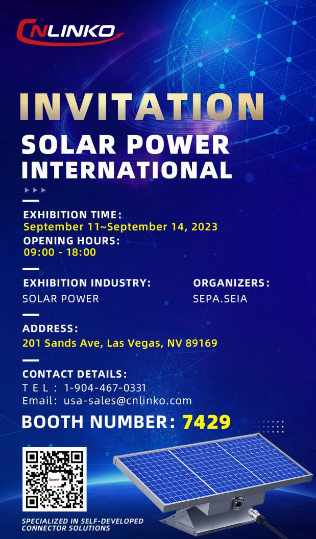 Invitation|CNLINKO Invites You to Solar Power International 2023